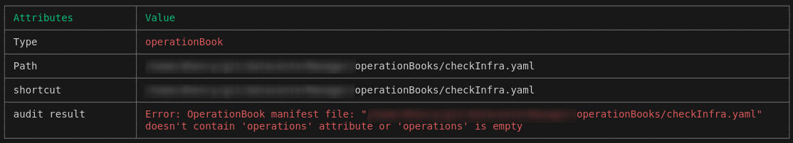 security audit report: semantics operationBook